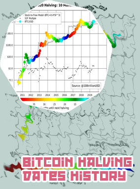 Bitcoin halving dates chart